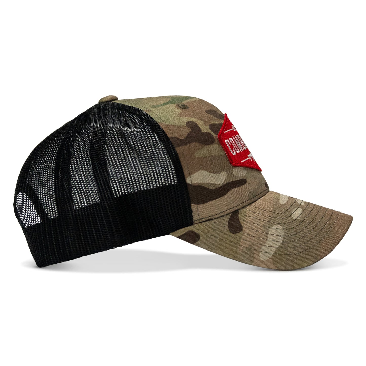 Original AR Red Patch Mid-Profile Mesh Snapback Hat