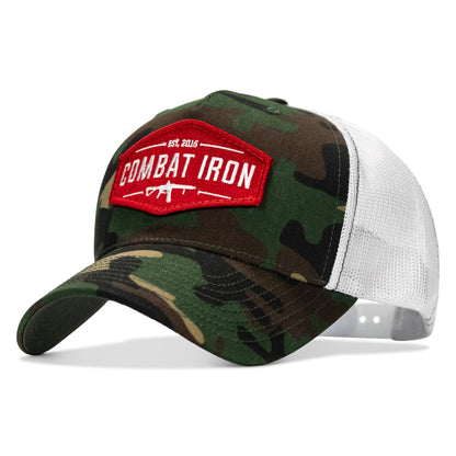 Original AR Red Patch Mid-Profile Mesh Snapback Hat