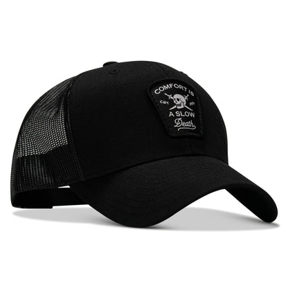 Comfort Is A Slow Death Patch Snapback Hat