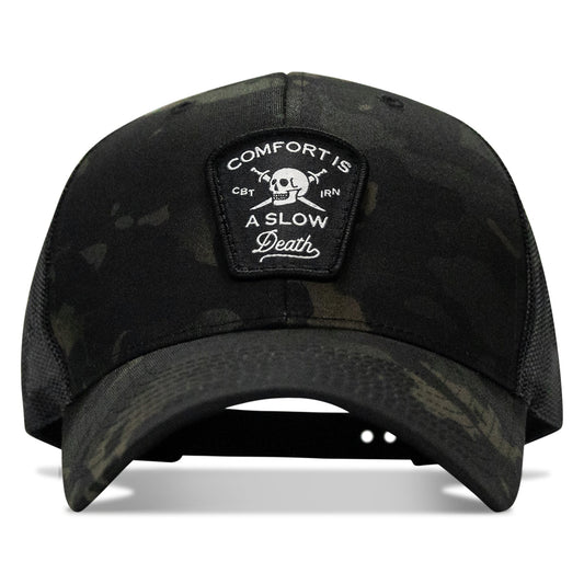 Comfort Is A Slow Death Patch Snapback Hat