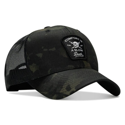 Comfort Is A Slow Death Patch Snapback Hat