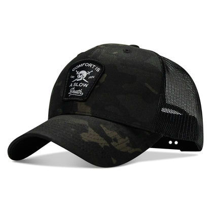 Comfort Is A Slow Death Patch Snapback Hat