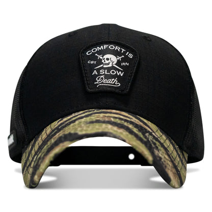 Comfort Is A Slow Death Patch Original Ripstop Snapback Hat