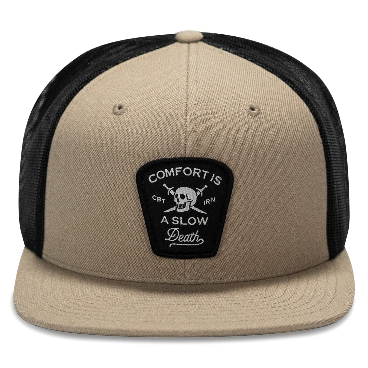 Comfort Is A Slow Death Patch Flatbill Snapback Hat