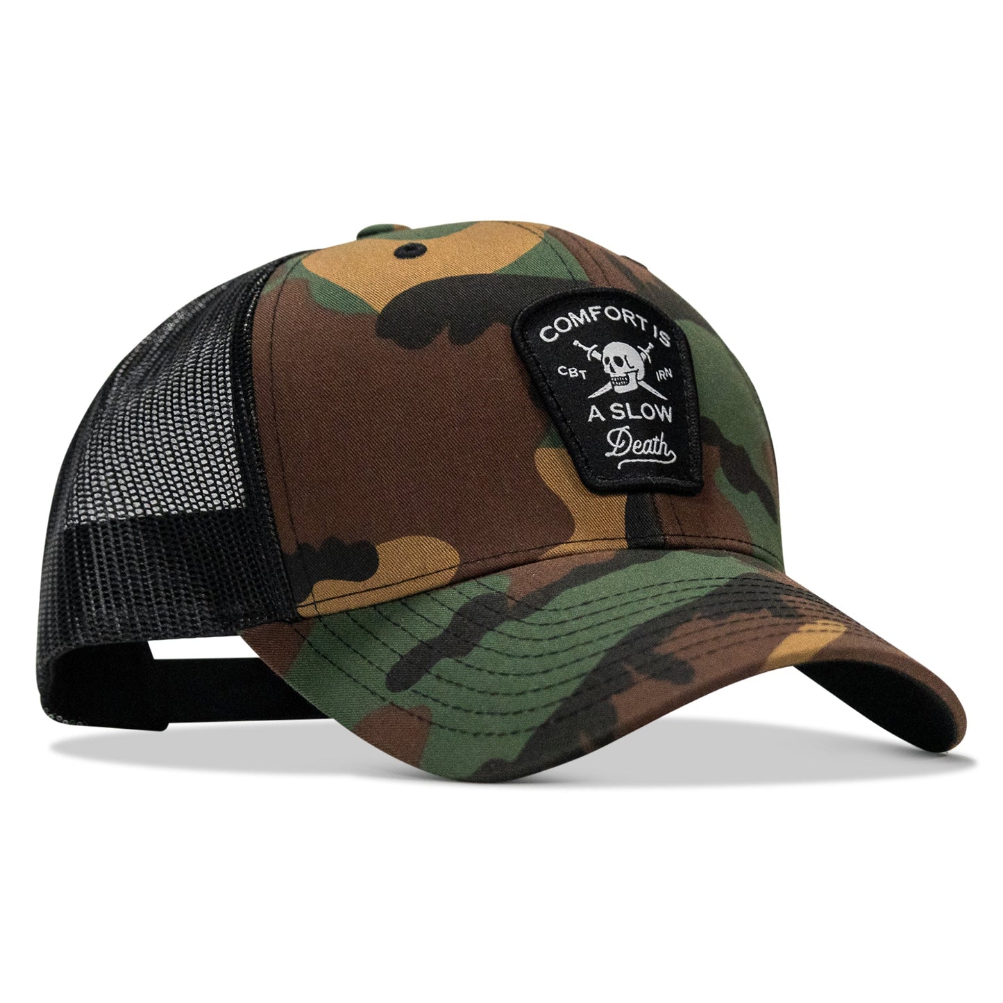 Comfort Is A Slow Death Patch Snapback Hat