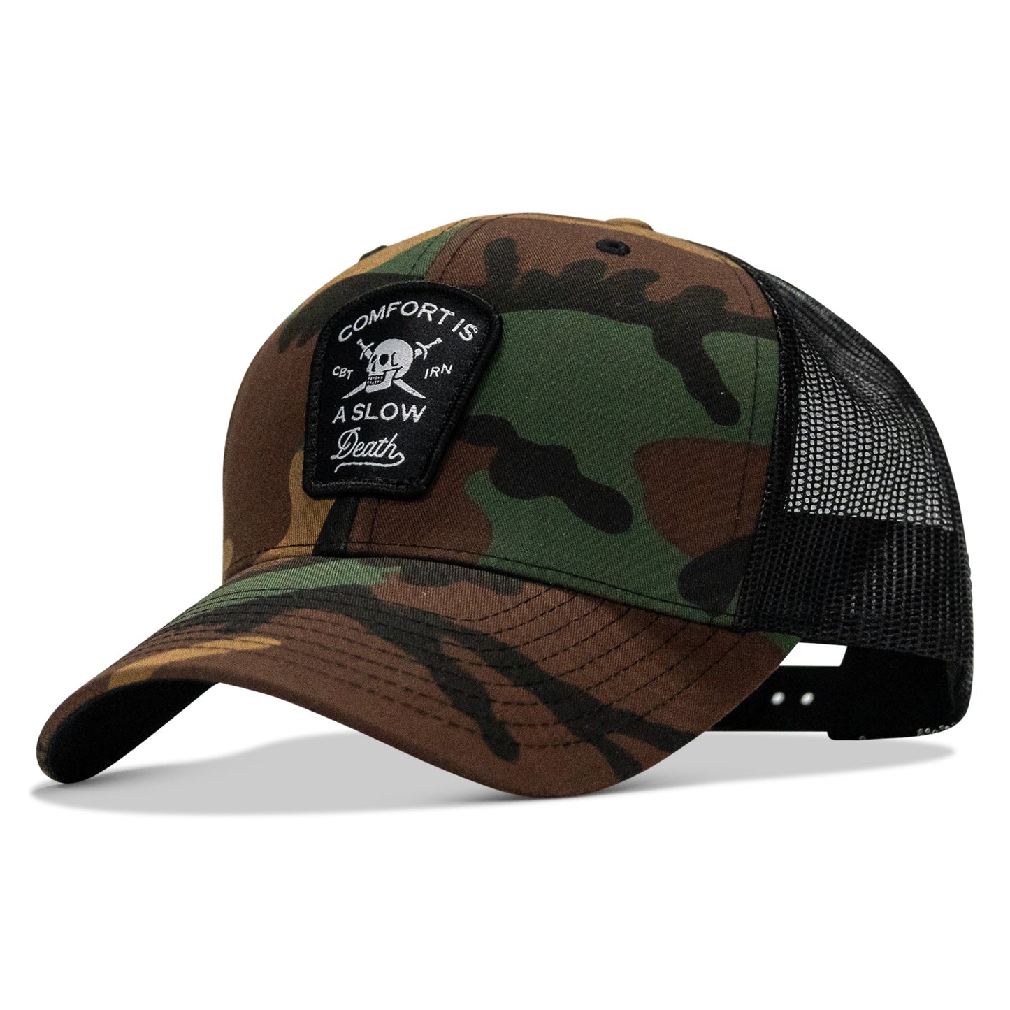 Comfort Is A Slow Death Patch Snapback Hat
