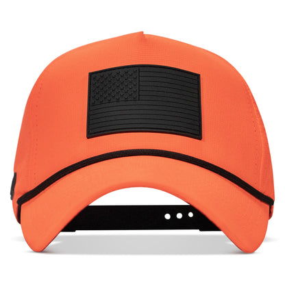 USA Flag Patch Weekender Style Performance Snapback Hat