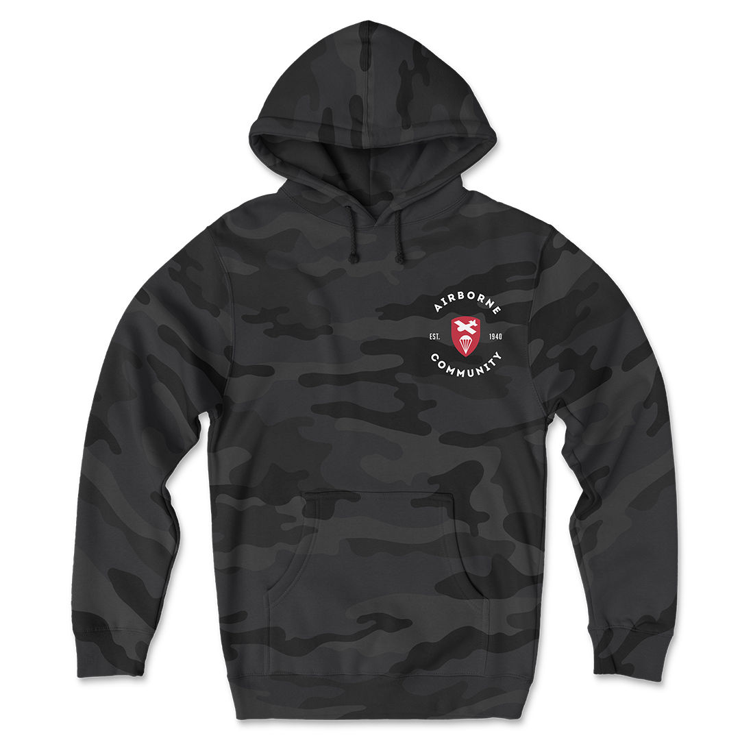 504 Devils Airborne Classic Camo Hoodie