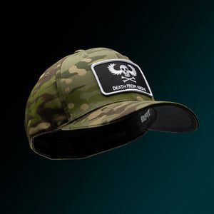 Vietnam Airborne War Wings Patch Flexfit Hat