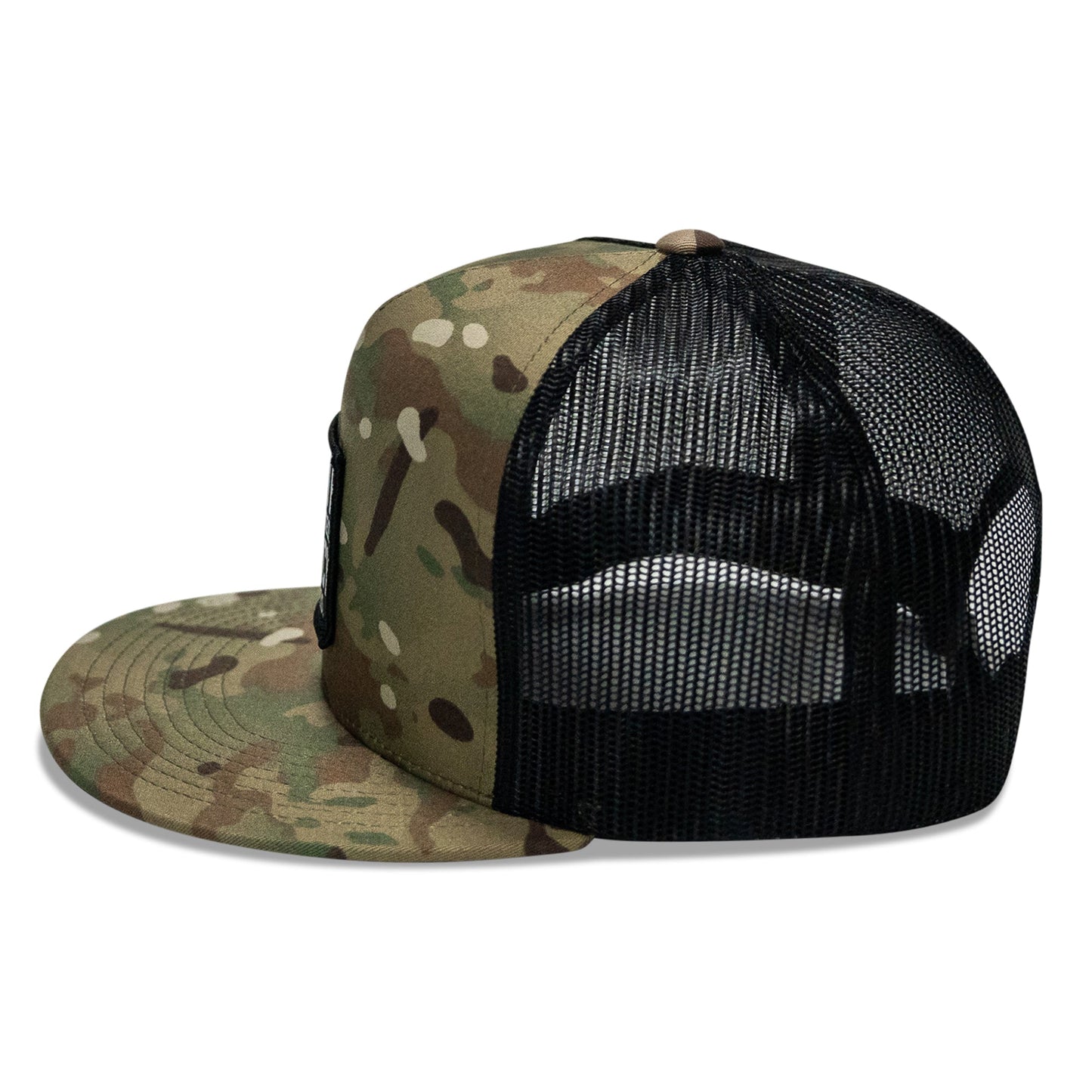 Death Is Promised. Mercy Is Earned Patch Flatbill Hat