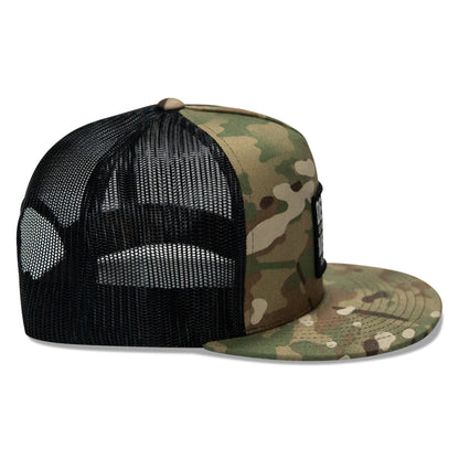 Death Is Promised. Mercy Is Earned Patch Flatbill Hat