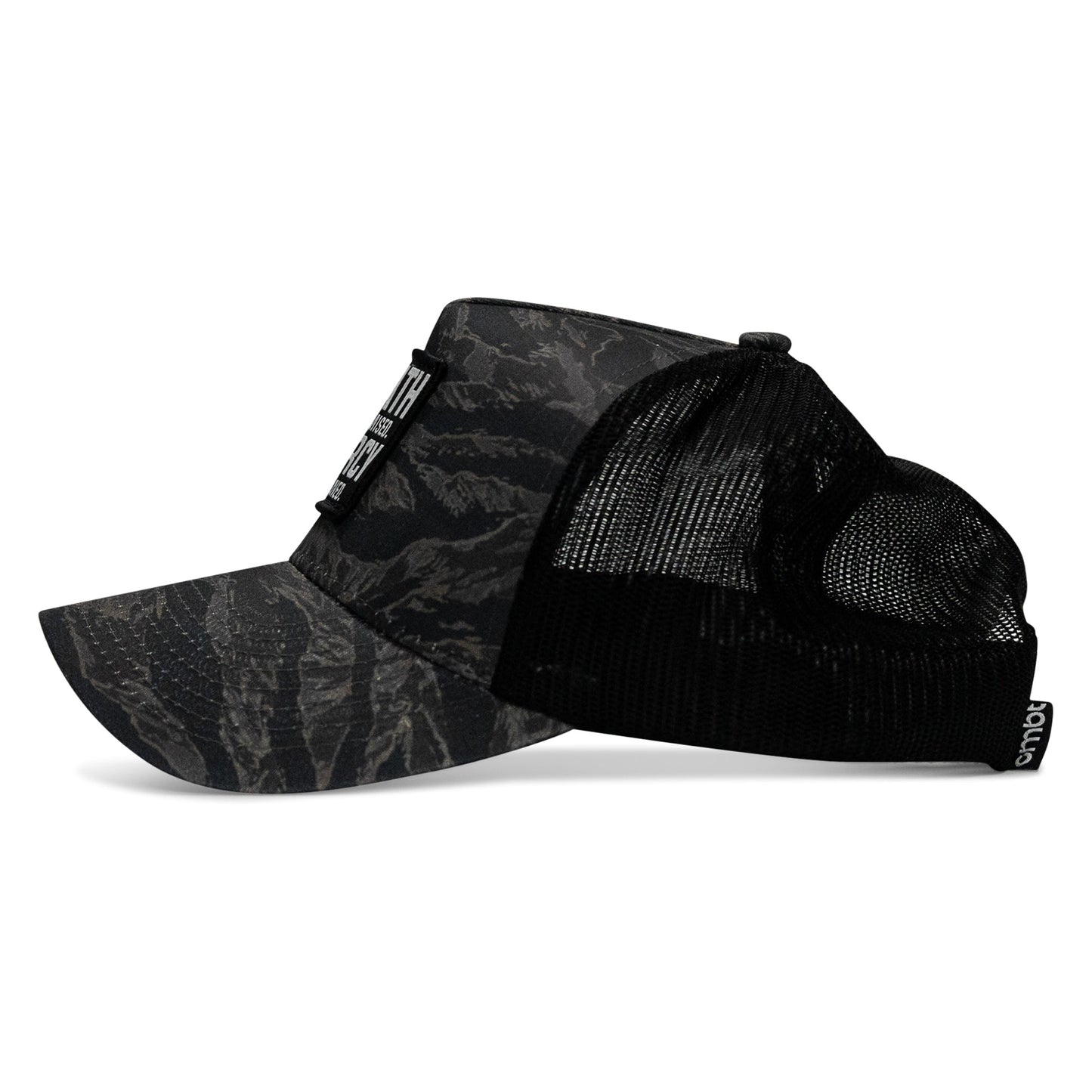 Death Is Promised. Mercy Is Earned Patch Five Panel Breacher Snapback Hat