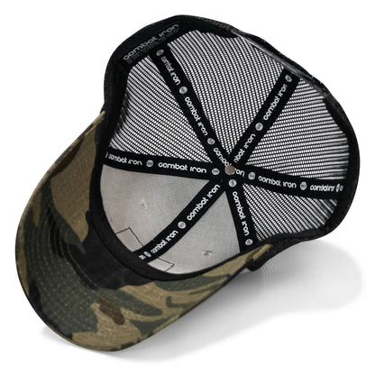 Death Is Promised. Mercy Is Earned Patch Snapback Hat