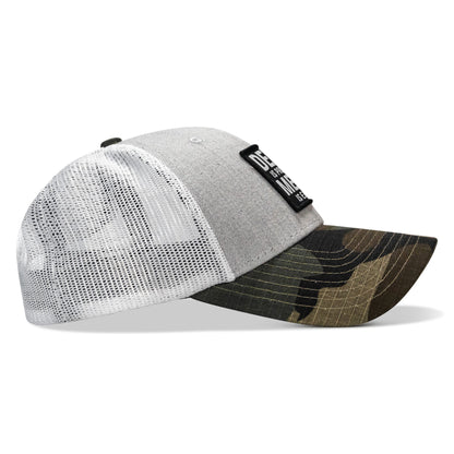Death Is Promised. Mercy Is Earned Patch Snapback Hat