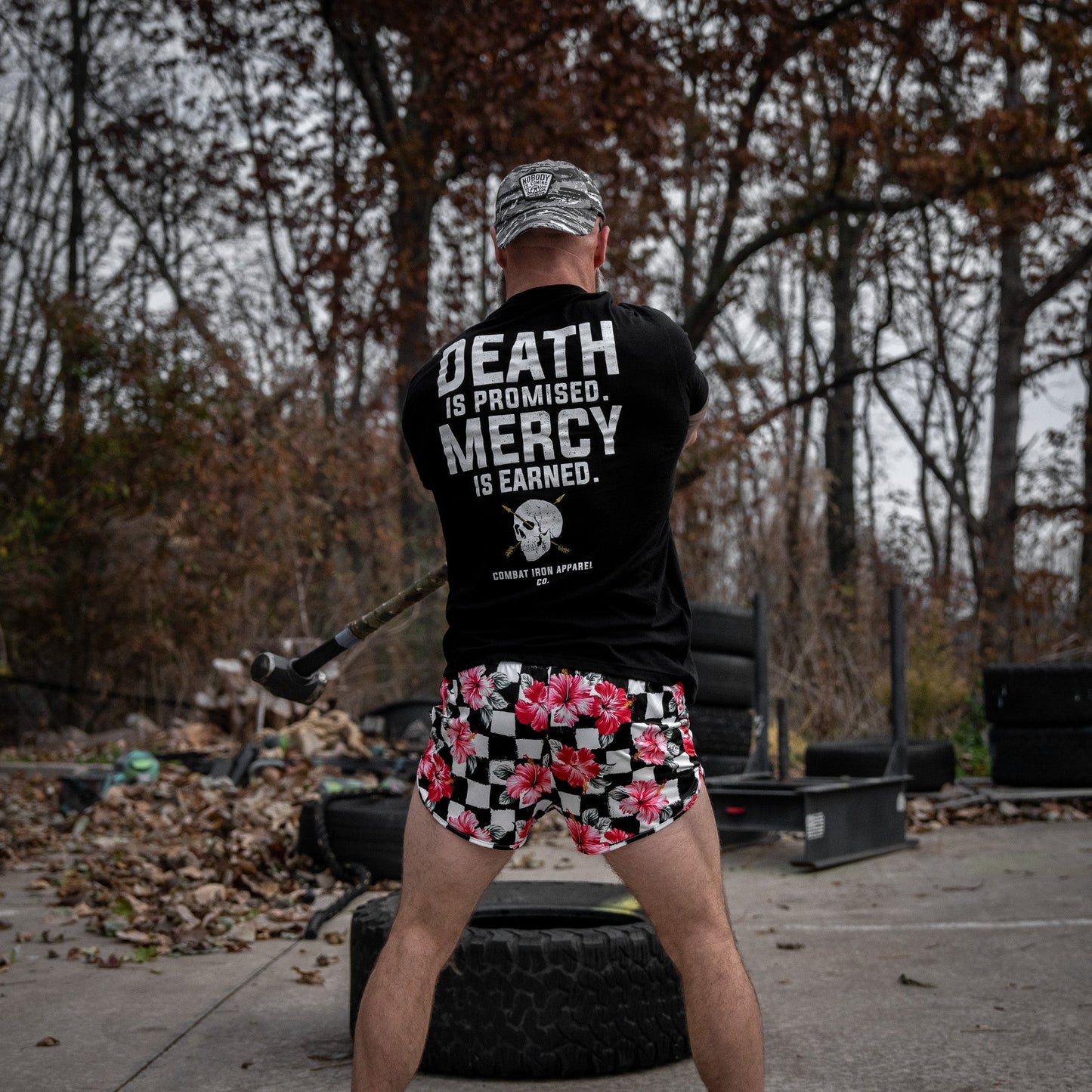 Death Is Promised. Mercy Is Earned Men's T-Shirt