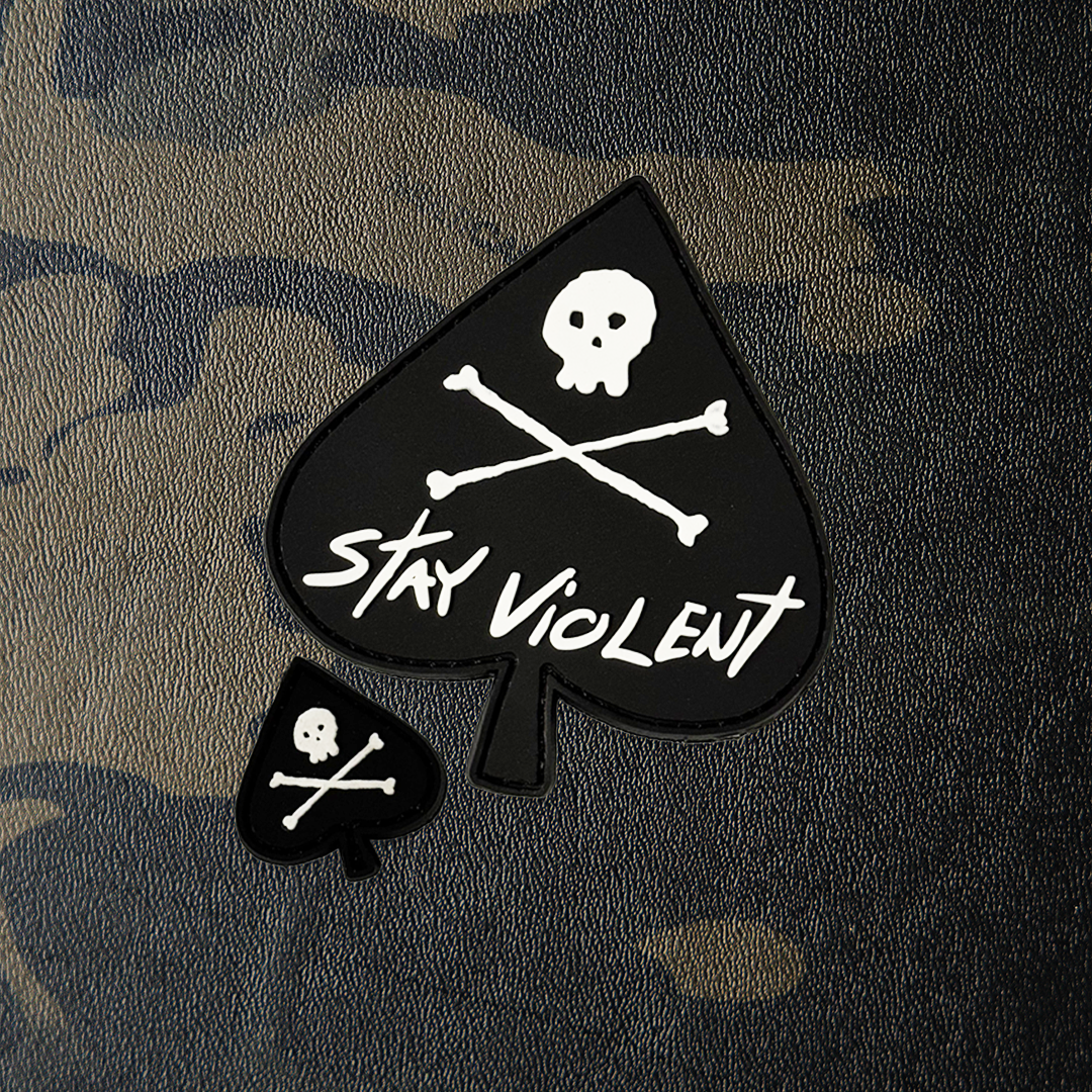 Death Card Spade B/L Patch 2 Pack