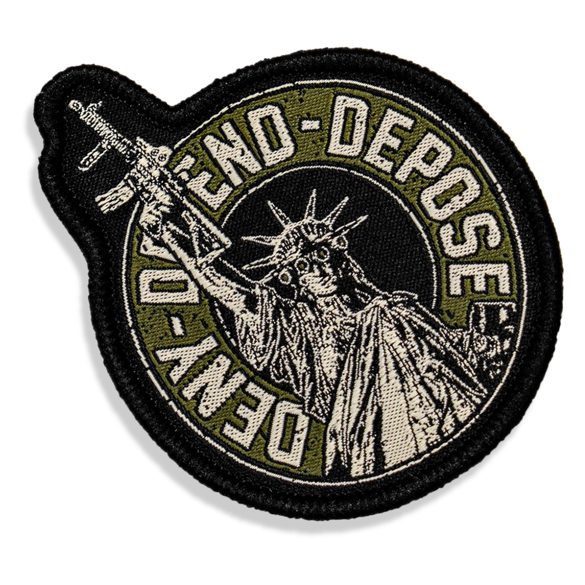 Deny. Defend. Depose. Velcro Patch – WETSU Company