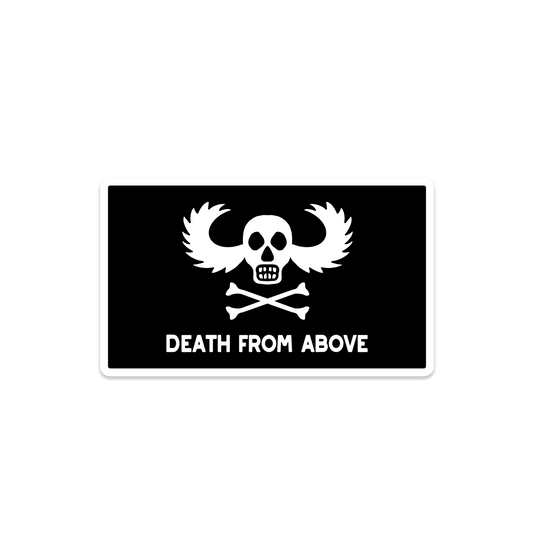 Vietnam Airborne War Wings Sticker