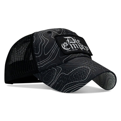 Die Empty Black Patch. Tactical Ripstop Mesh Snapback Hat
