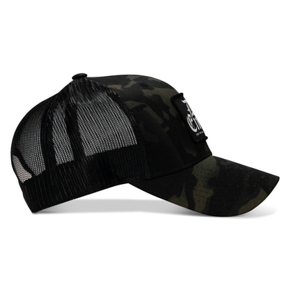 Die Empty Black Patch Snapback Hat