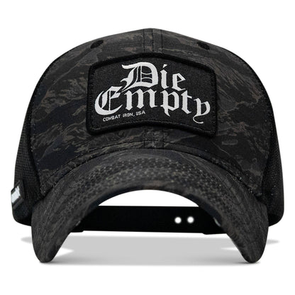 Die Empty Black Patch Original Ripstop Snapback Hat