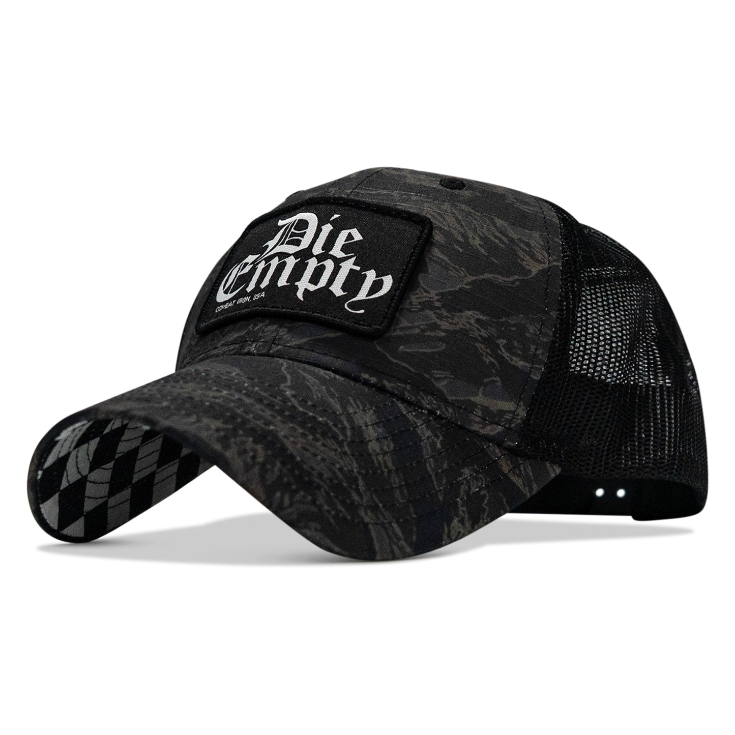 Die Empty Black Patch Original Ripstop Snapback Hat