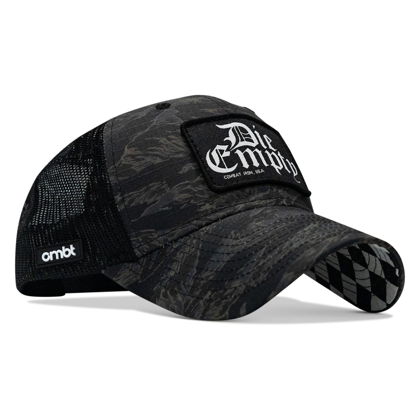 Die Empty Black Patch Original Ripstop Snapback Hat