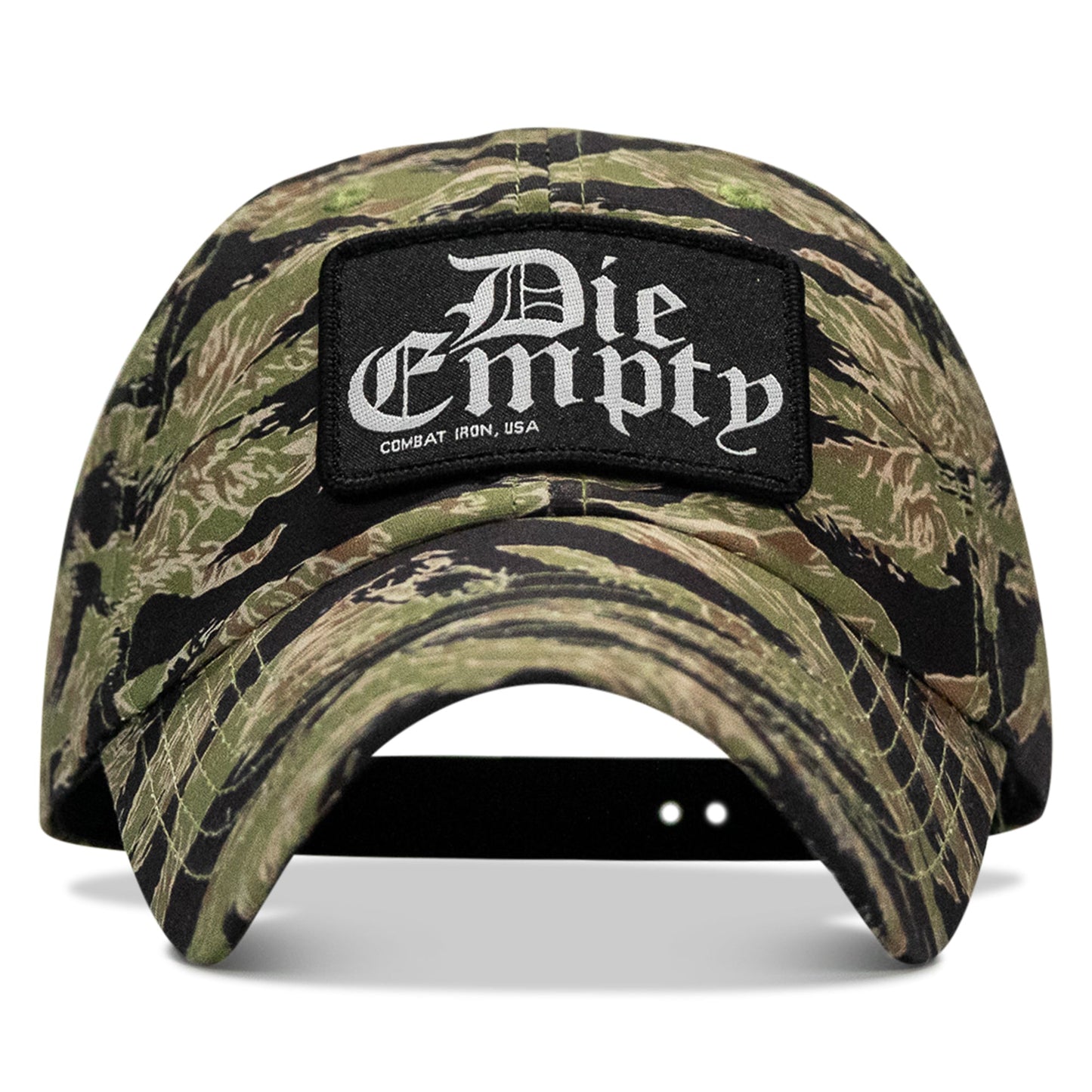 Die Empty Black Patch. Tactical Ripstop Mesh Snapback Hat