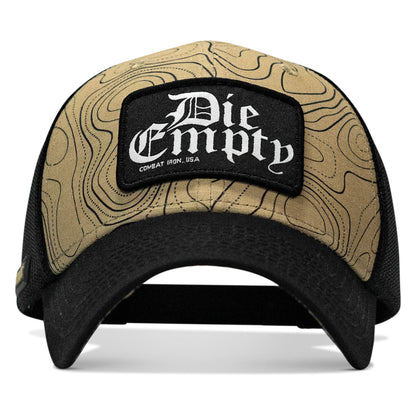 Die Empty Black Patch Original Ripstop Snapback Hat