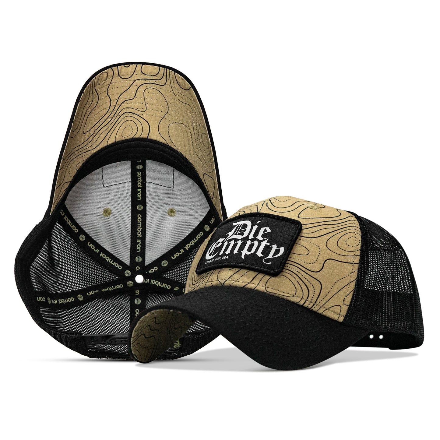 Die Empty Black Patch Original Ripstop Snapback Hat