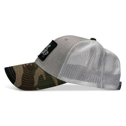 Die Empty Black Patch Snapback Hat