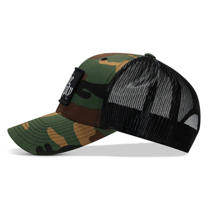 Die Empty Black Patch Snapback Hat