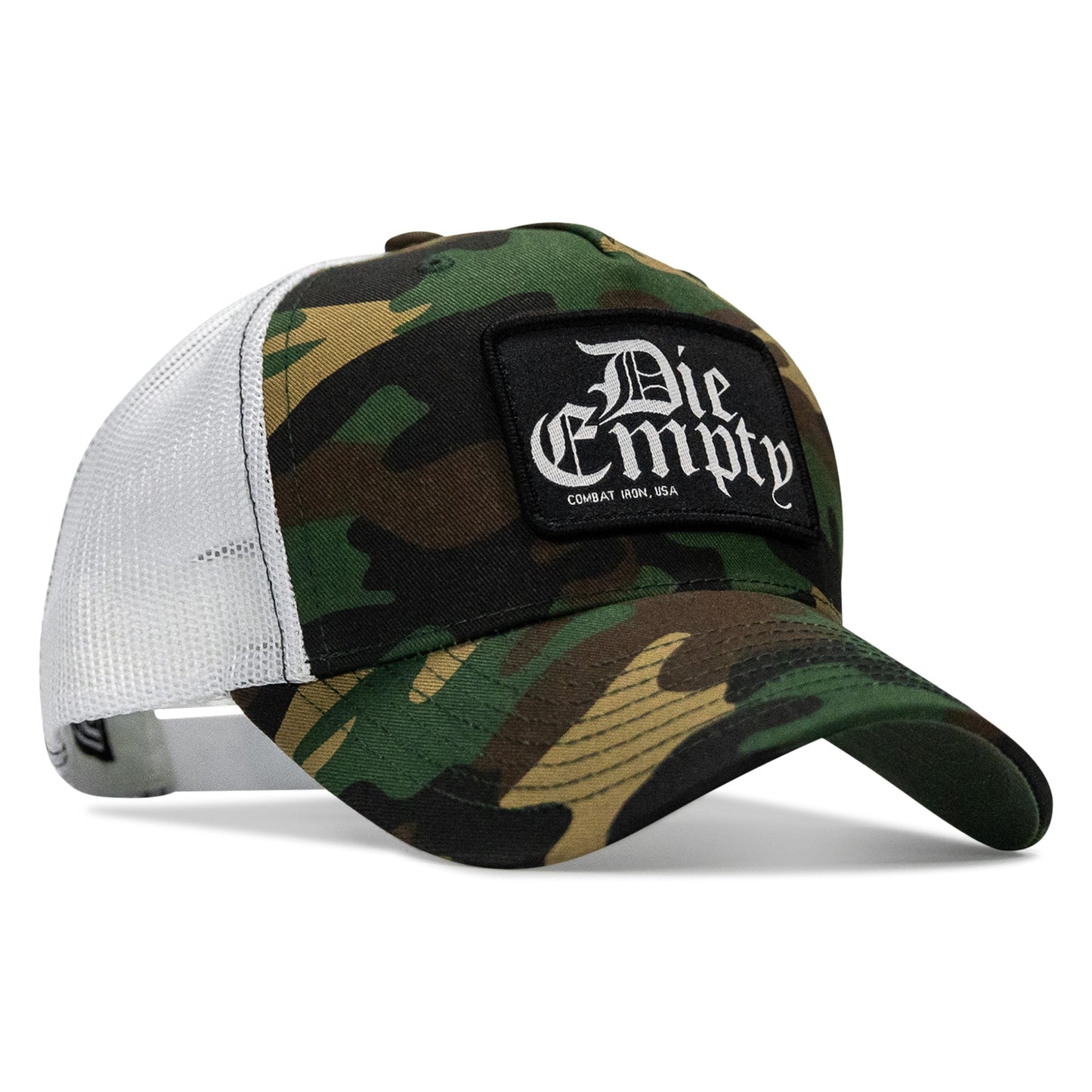 Die Empty Black Patch Snapback Hat