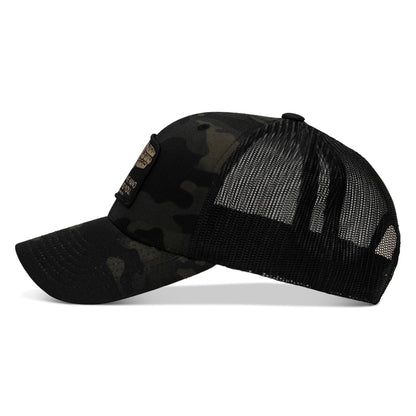Don't Bite The Hand That Fingers you Patch Snapback Hat