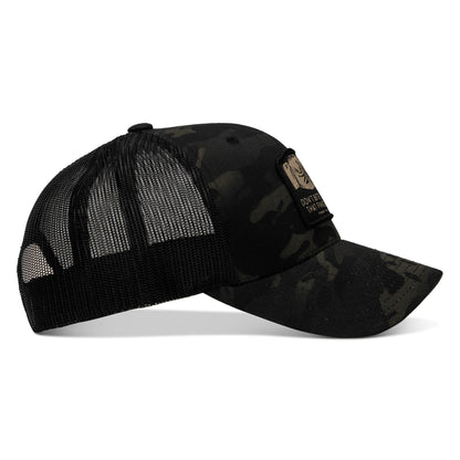 Don't Bite The Hand That Fingers you Patch Snapback Hat