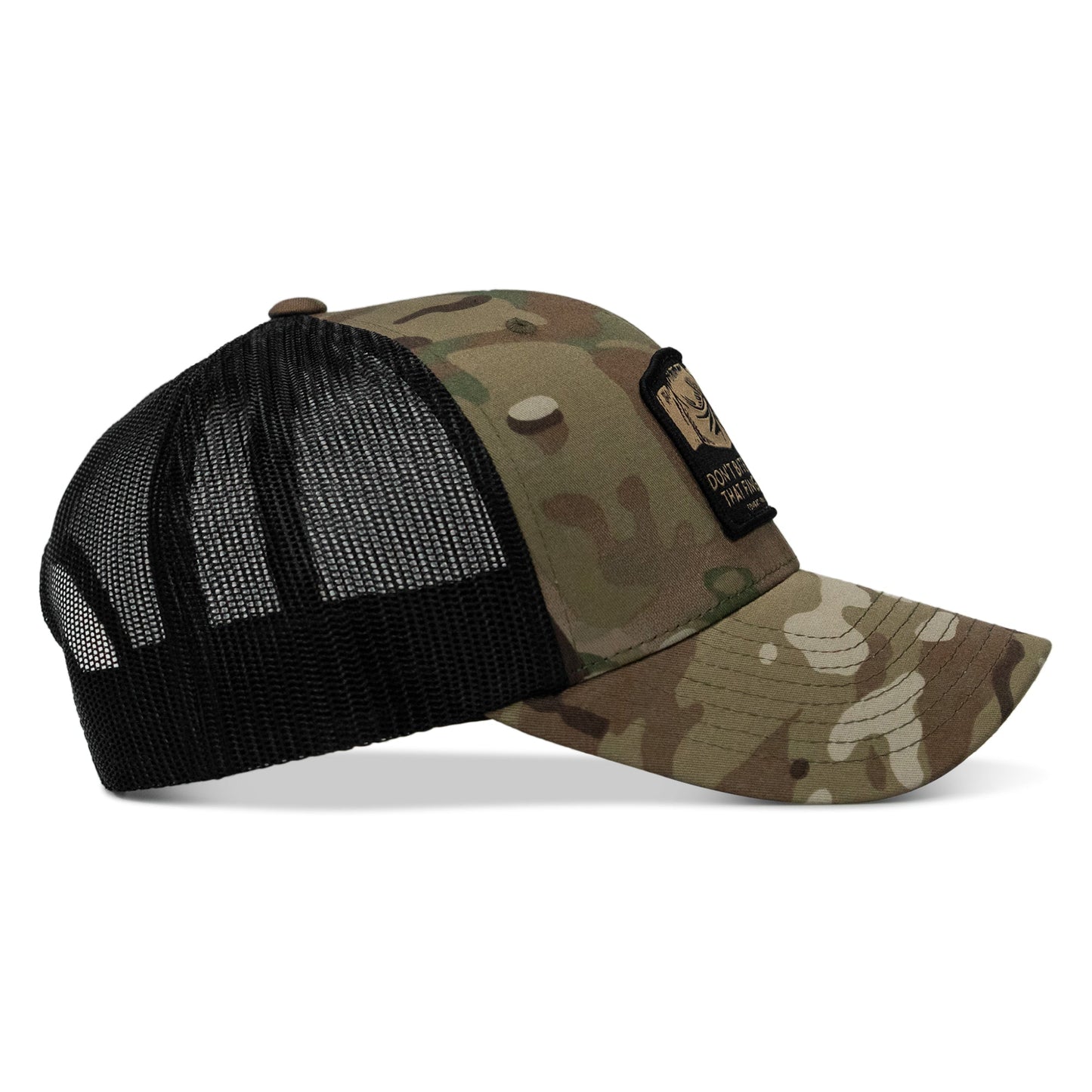 Don't Bite The Hand That Fingers you Patch Snapback Hat
