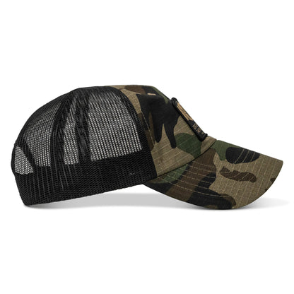 Don't Bite The Hand That Fingers You Patch Tactical Ripstop Mesh Snapback Hat