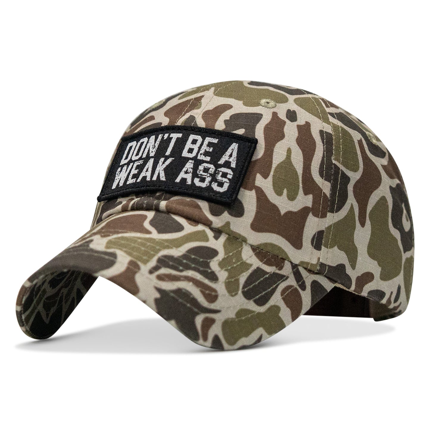Don't Be A Weak Ass Patch Ripstop Snapback Hat