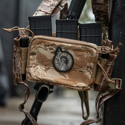 Deny. Defend. Depose. Velcro Patch
