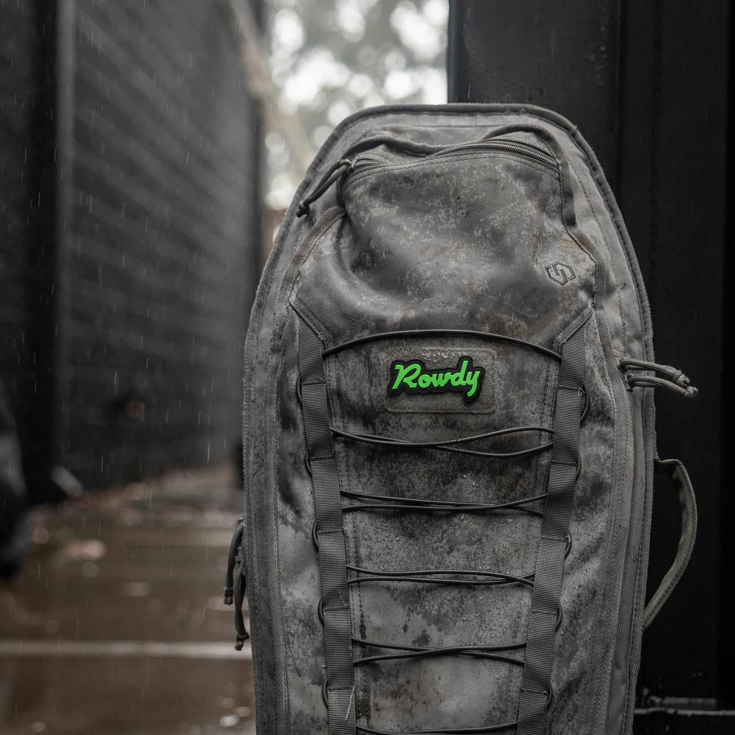 Rowdy Script PVC Velcro Patch