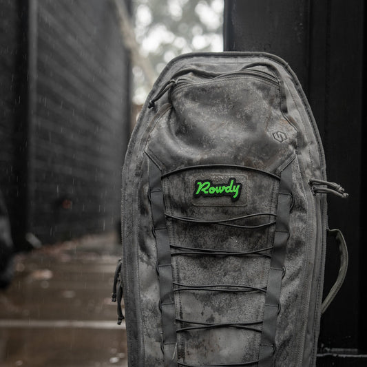 Rowdy Script PVC Velcro Patch