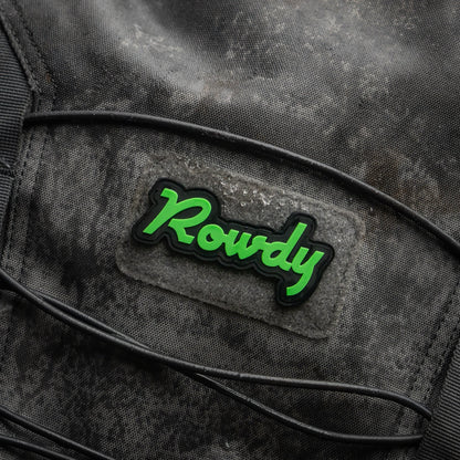 Rowdy Script PVC Velcro Patch