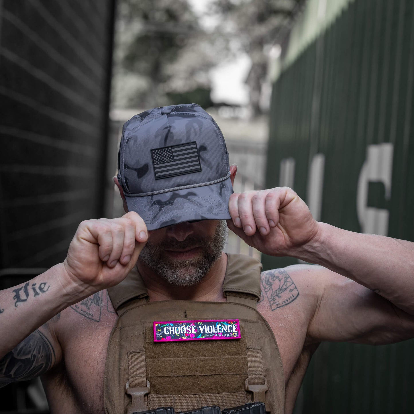 USA PVC Flag Waterproof Weekender Snapback