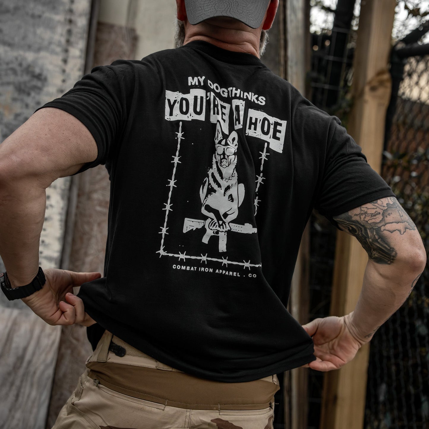My Dog Thinks You're A Hoe Men's T-Shirt