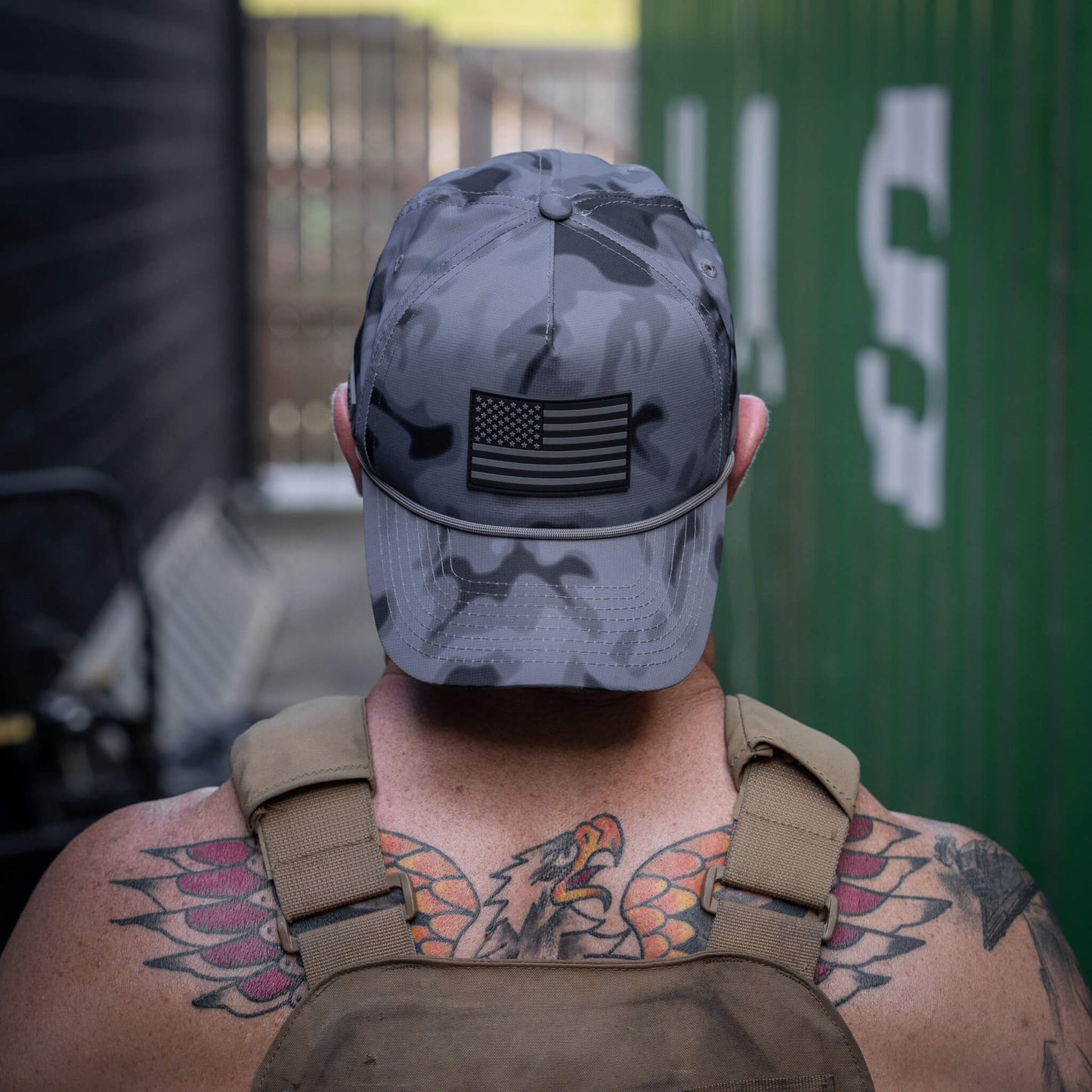 USA PVC Flag Waterproof Weekender Snapback