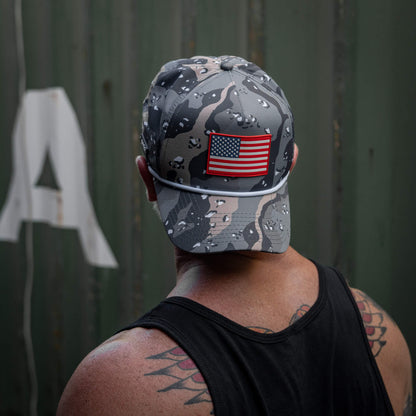 USA PVC Flag Waterproof Weekender Snapback