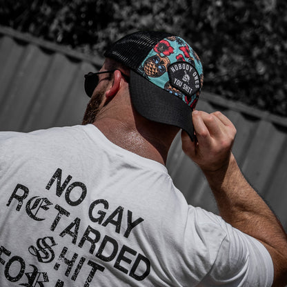 Nobody Owes You Shit Arched Patch Tactical Ripstop Mesh Snapback Hat