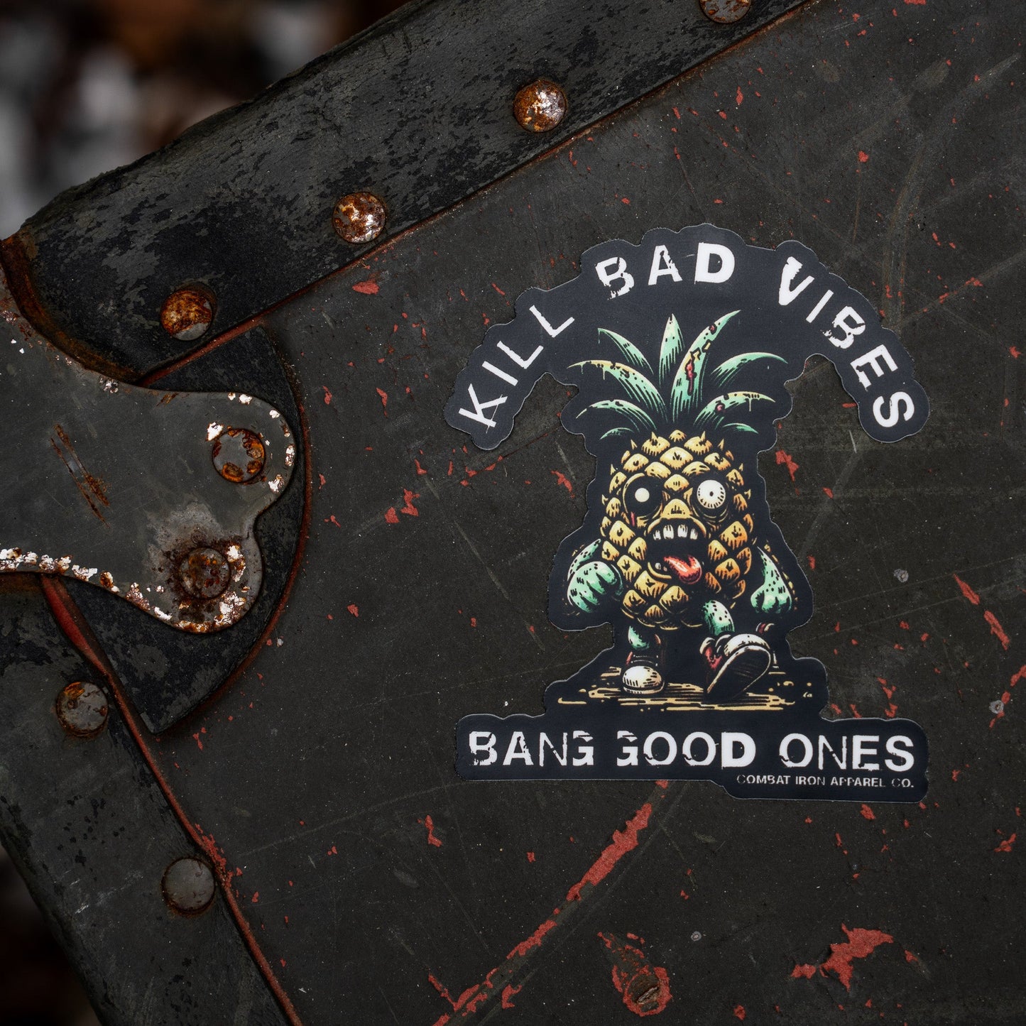 Kill Bad Vibes Pineapple Decal