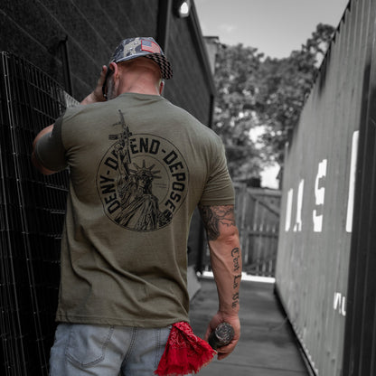 Deny. Defend. Depose Men's T-Shirt