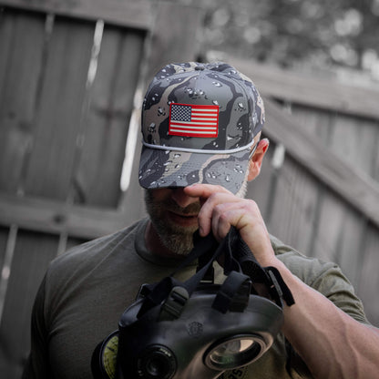 USA PVC Flag Waterproof Weekender Snapback